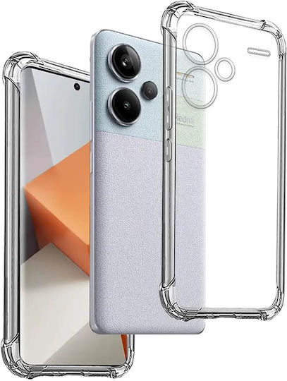 Techsuit Shockproof Clear Задна корица Силикон Прозрачен (Redmi Note 13 Pro+)