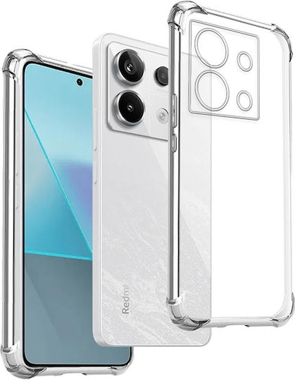 Techsuit Shockproof Clear Back Cover Σιλικόνης Διάφανο (Redmi Note 13 Pro 5G / Poco X6)