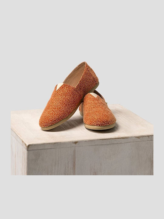 Damen Espadrilles in Orange Farbe