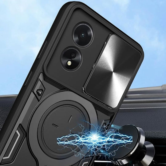 Techsuit Camguard Pro Back Cover Silicon Roșu (Oppo A60)