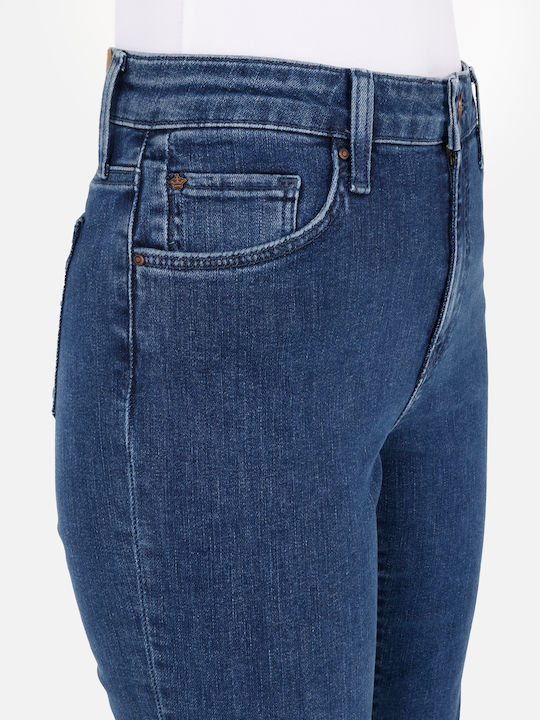 Damen Stoffhose in Schlank Passform Blau