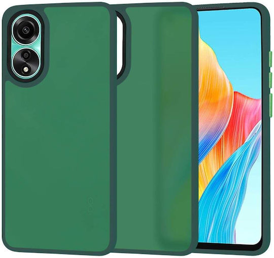 Techsuit Halofrost Umschlag Rückseite Silikon Grün (Oppo A78 4G - German: Oppo A78 4G)