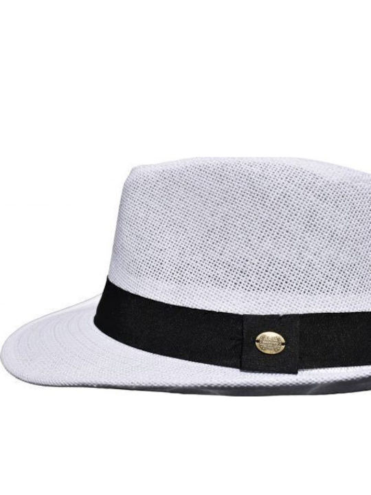 Herren-Hut Trilby Weiß