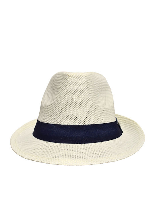 Herren-Hut Trilby Weiß