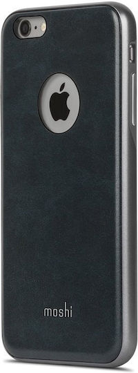 Moshi Napa Iphone 6s Plus 6 Plus Midnight Задна корица Кожа Син (iPhone 6/6s Plus)