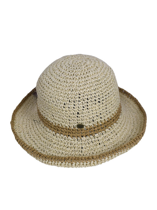 Frauen Gestrickt Hut Beige