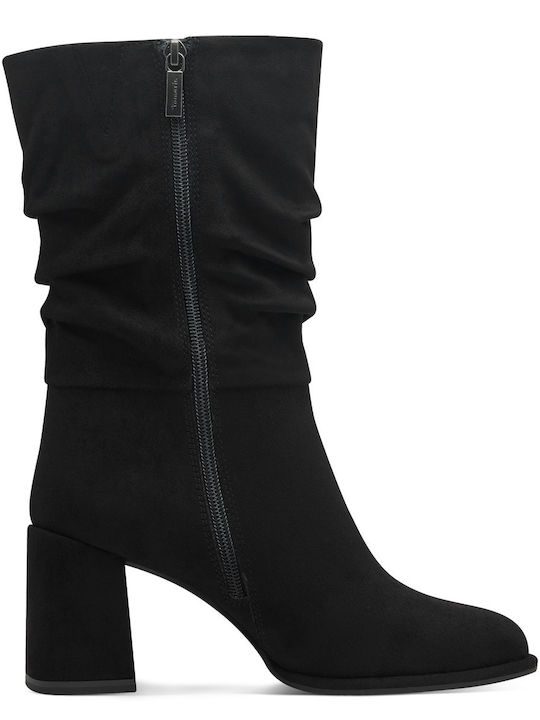 Women's Ankle Boots with Medium Heel Black