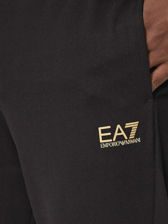 Sweatpants with Elastic Black