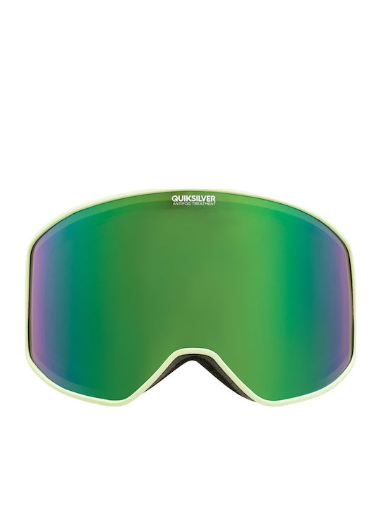 Quiksilver Storm Snow Μάσκα Σκι & Snowboard Ενηλίκων Μαύρη με Φακό σε Μαύρο Χρώμα Quiksilver Storm Snow Μάσκα Σκι & Snowboard Ενηλίκων Μαύρη με Φακό σε Μαύρο Χρώμα