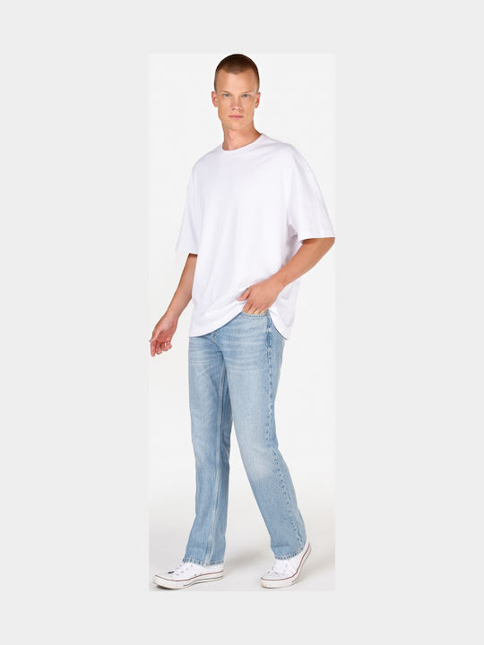 Pantalon De Blugi Pentru Bărbați Cu Fit Regular Straight Albastru