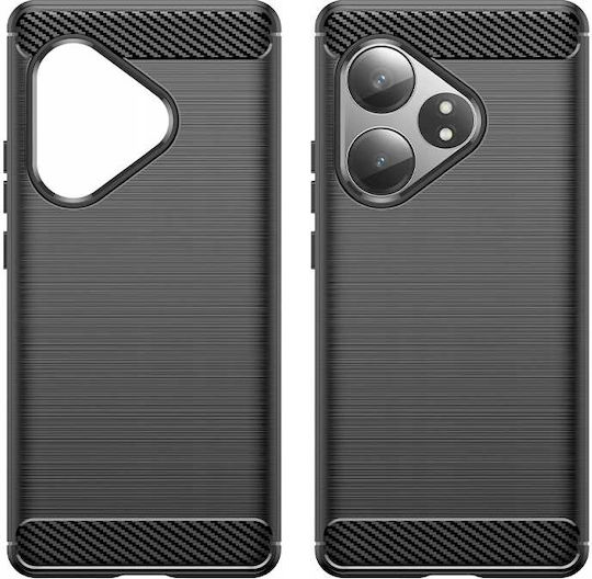 Spacecase Carbon Back Cover Silicone Black (Realme GT 6 / GT 6T)