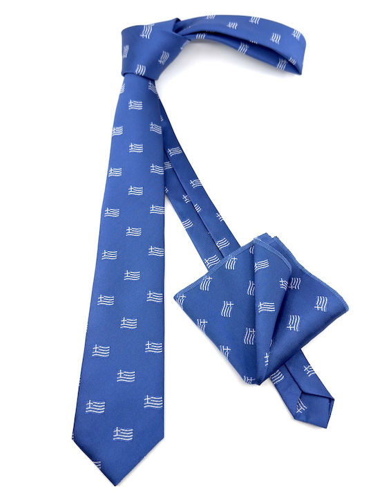 Legend Accessories Ανδρική Γραβάτα σε Γαλάζιο Χρώμα