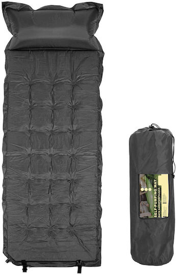 Selbstaufblasend Einzeln Camping Schlafmatte 193x68cm Dicke 3.5cm in Gray Farbe { pn }}