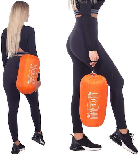 Springos Schlafsack Einzeln Sommer Orange