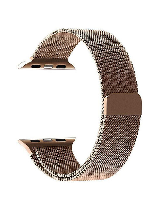 Tech-Protect Milanese Tragbare Bänder Rostfreier Stahl Rose Gold Apple Watch 4 / 5 / 6 / 7 / 8 / 9 / SE