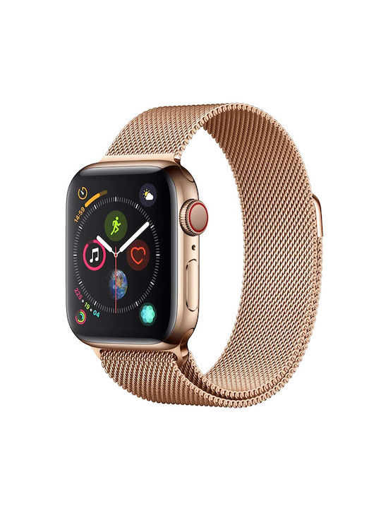 Tech-Protect Milanese Tragbare Bänder Rostfreier Stahl Rose Gold Apple Watch 4 / 5 / 6 / 7 / 8 / 9 / SE