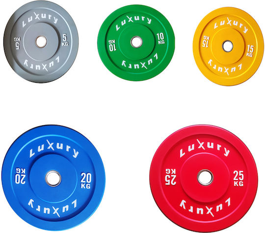 Luxury Fitness Scheibenset Gummierte 1 x 10kg Φ45mm