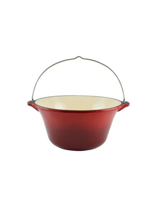 Cauldron Pot Cast Iron Enameled 10.8 L Perfect Home