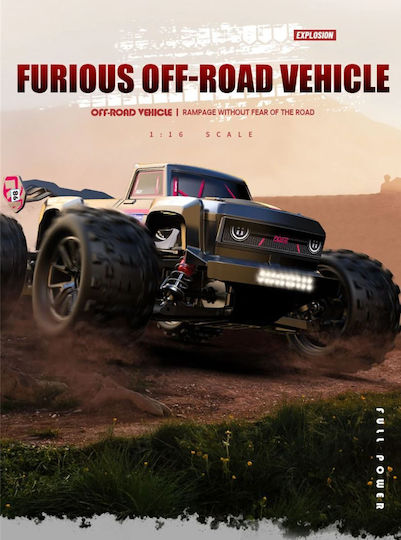 Smrc S910 High Speed Τηλεκατευθυνόμενο Αυτοκίνητο 4WD Μαύρο