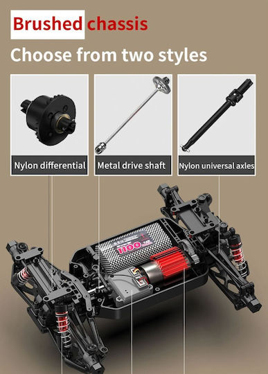 Smrc S910 High Speed Τηλεκατευθυνόμενο Αυτοκίνητο 4WD Μαύρο