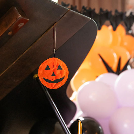 Party Pal Κρεμαστό Διακοσμητικό για Party Halloween σε Πορτοκαλί χρώμα 3τμχ