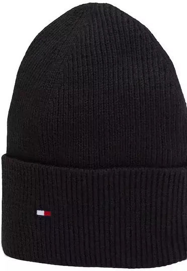 Essential Flag Beanie Γυναικείος Σκούφος Πλεκτός σε Μαύρο χρώμα