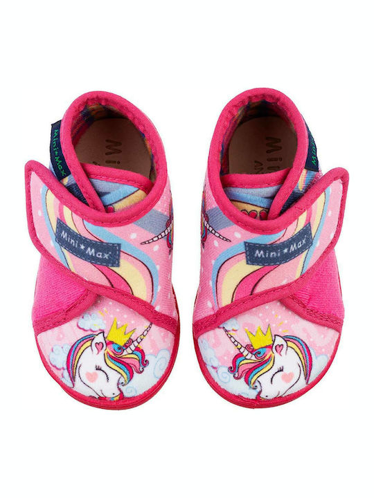 Mini Max Anatomic Kids Slippers Fuchsia