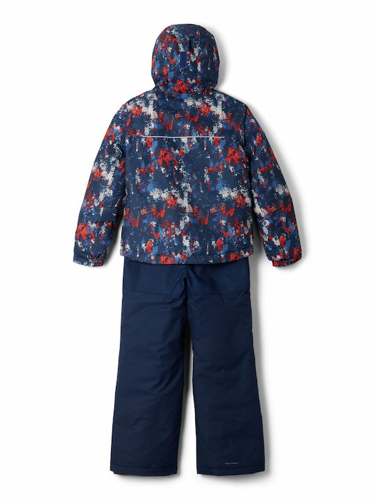 Columbia Buga Ιι 2088901-433 Kids Trousers and Jacket Set for Ski & Snowboard Blue