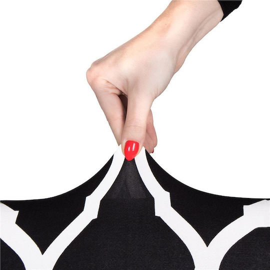 Elastic Cover for Chair Black 45x60cm 1pcs