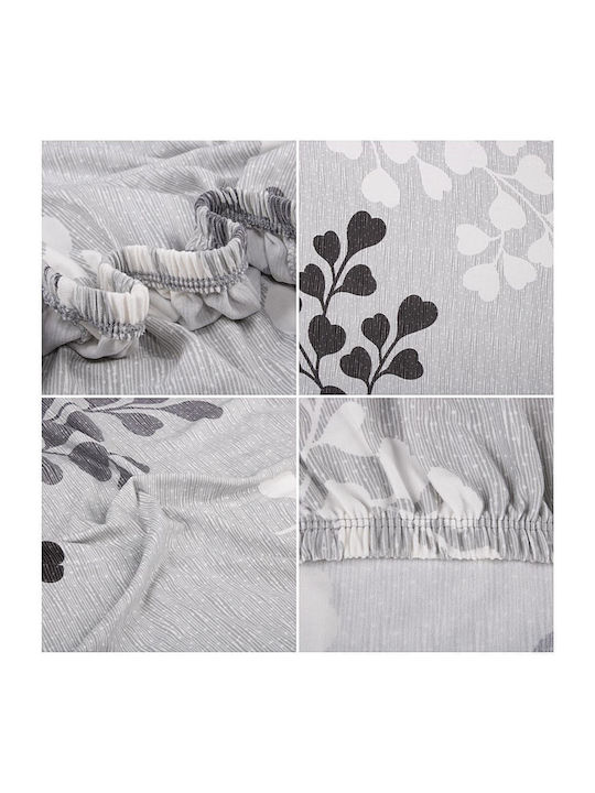 Elastische Abdeckung für Stuhl Gray 45x60cm 1Stück