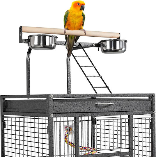 Cage For Small Medium Parrots Paris 82x78x164
