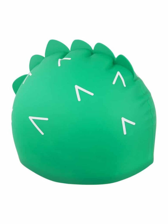 Sunnylife Silicone Kids Swimming Cap Green