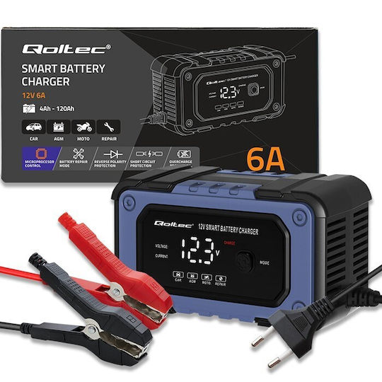 Qoltec Φορτιστής Μπαταριών Μολύβδου 12V