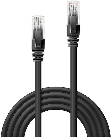 Lindy S/FTP Cat.6 (Gigabit) Καλώδιο Δικτύου Ethernet 1m Μαύρο