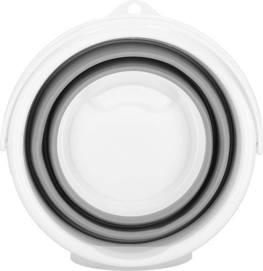 Pliabil Găleată Din plastic Capacitate 5lt Alb