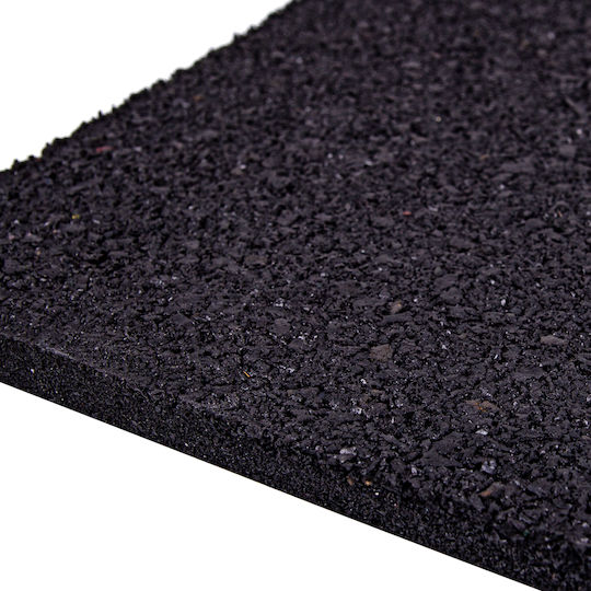 inSPORTline Rubber Gym Floor Puzzle Mat Black 50x50x1.5cm