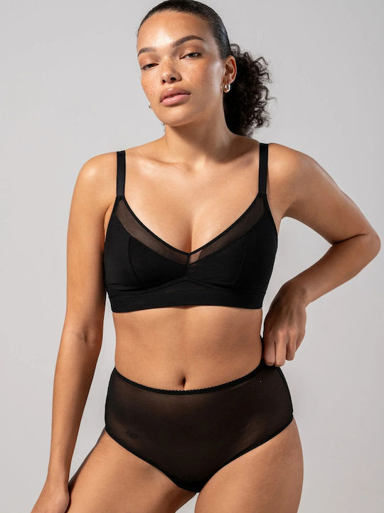 Understatement Women's Bralette Bra Black