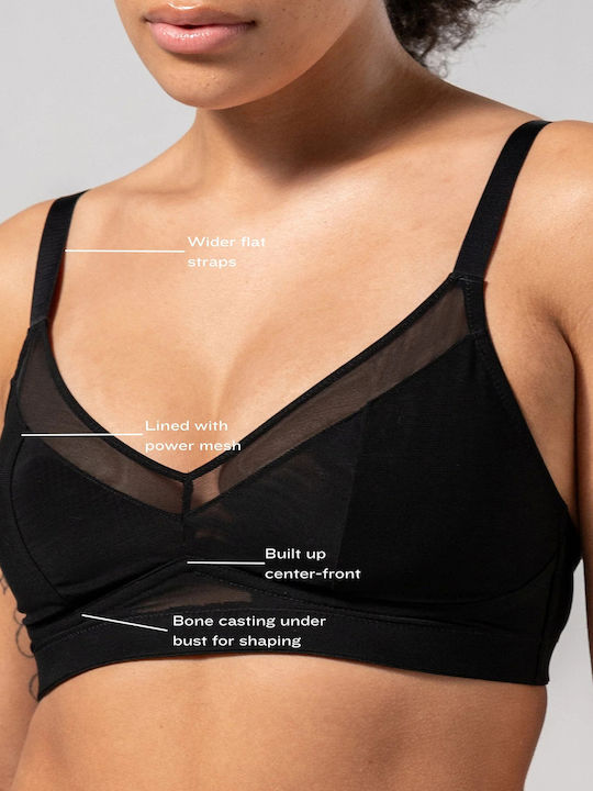 Understatement Women's Bralette Bra Black