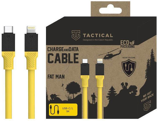 Tactical USB-A to Lightning Cable 60W Κίτρινο 1m 57983117396