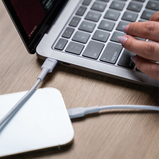 Green Cell USB-C към Lightning кабел 29W Бял 1м (KABGC07W)