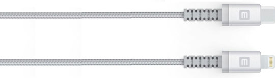 Evelatus Braided la Cablu Lightning Gri 1m (MFI08GR)