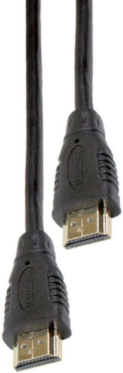 DCU Cable HDMI male - HDMI male 3m Μαύρο