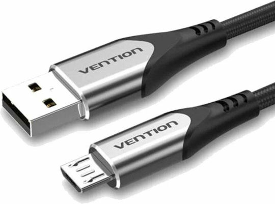 Vention Regular USB 2.0 to micro USB Cable Γκρι 3m COAHI 1τμχ