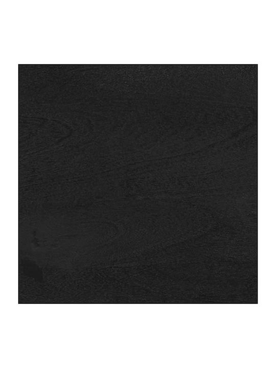 Bufet din Lemn Masiv & Metal Black 60x33x75cm