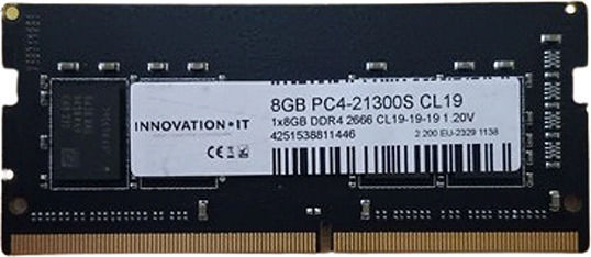 Innovation IT DDR4 με Module 1x8GB και Ταχύτητα 2666 για Laptop