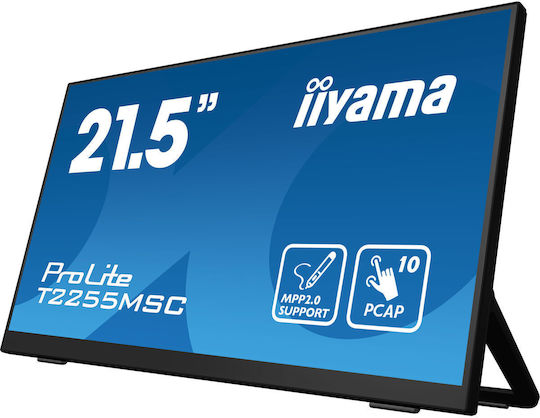 Iiyama T2255MSC-B1 IPS Touch Monitor 21.5" FHD 1920x1080 cu Timp de Răspuns 5ms GTG