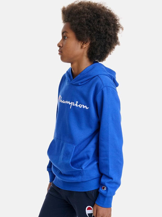 Kids Sweatshirt with Hood and Pockets Royal Blue