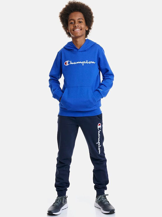 Kids Sweatshirt with Hood and Pockets Royal Blue