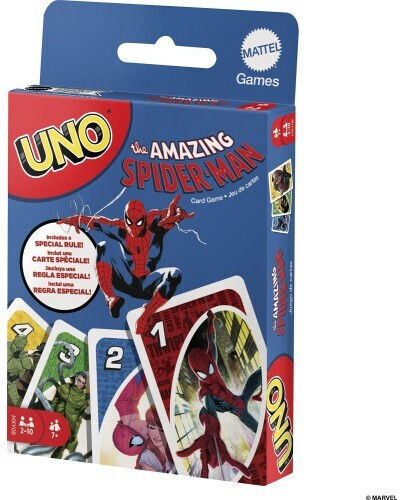 Brettspiel Uno The Amazing Spider-Man für 2-10 Spieler 7+ Jahre Mattel