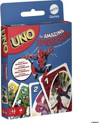 Επιτραπέζιο Παιχνίδι Uno The Amazing Spider-Man για 2-10 Παίκτες 7+ Ετών Mattel